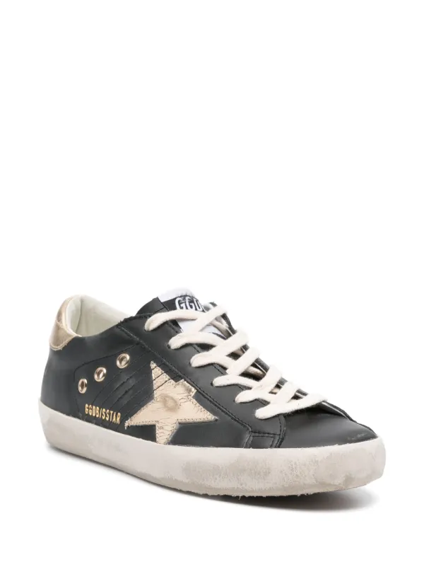 Golden Goose Super-Star Sneakers | Black | FARFETCH