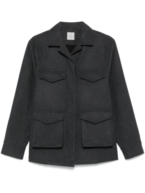 TOTEME felted cargo jacket