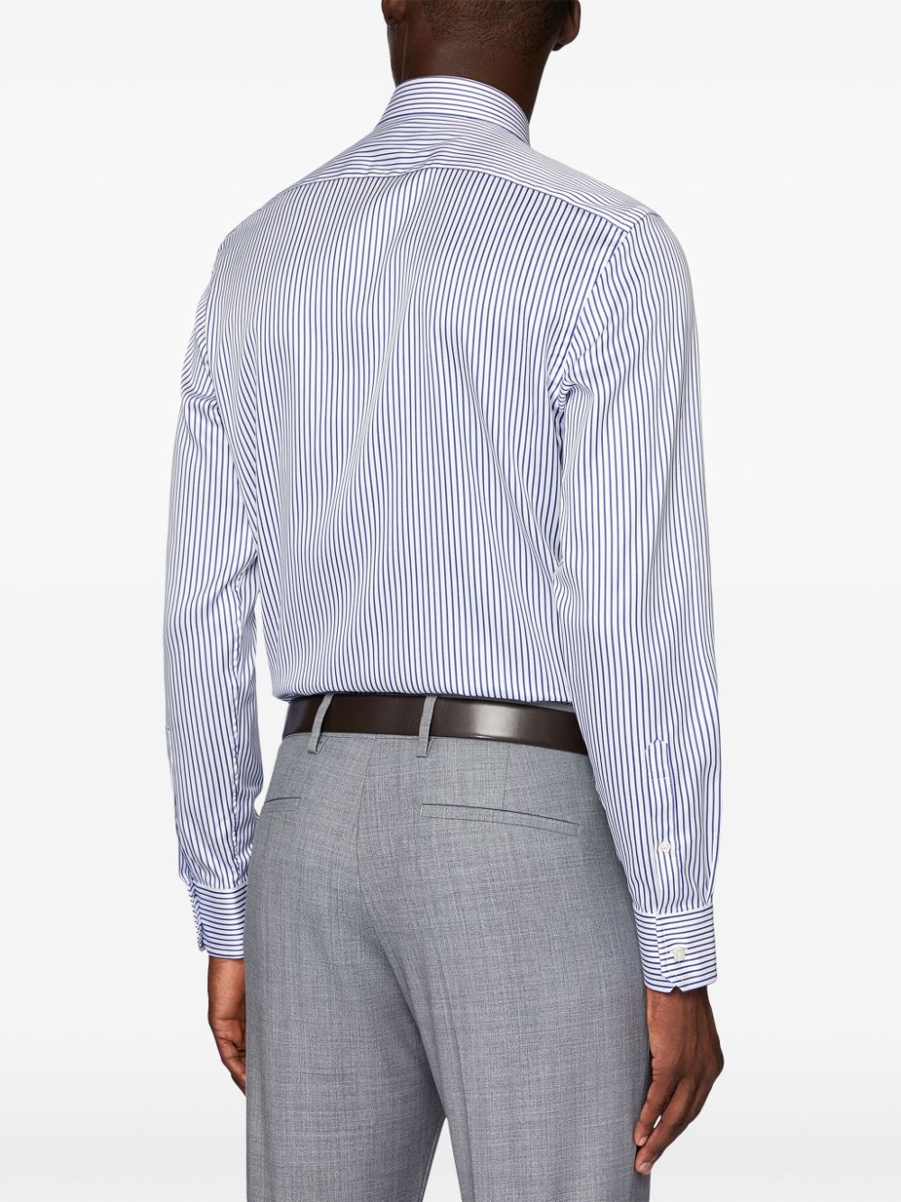 Boggi Milano striped cotton shirt Men