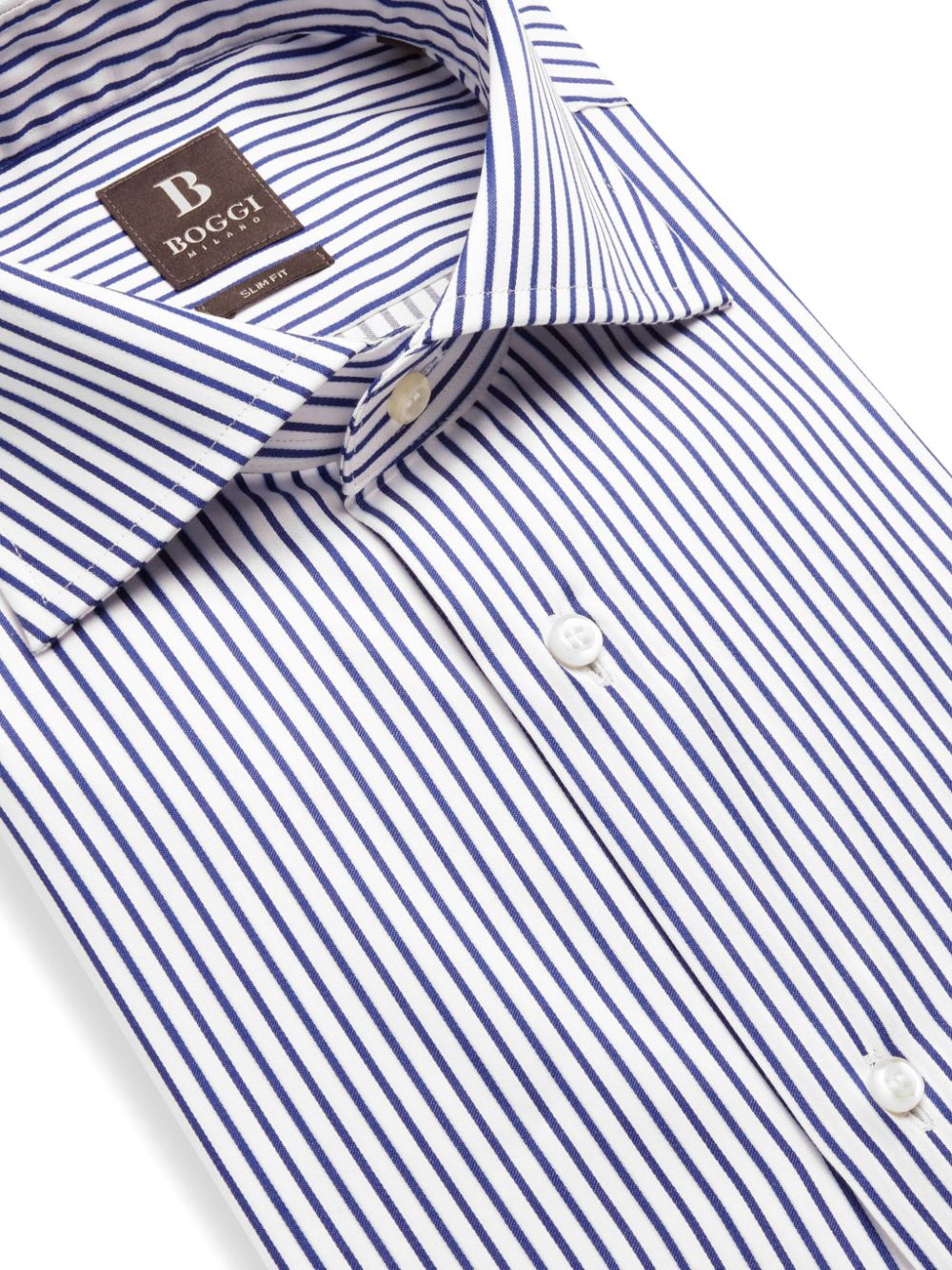 Boggi Milano striped cotton shirt Men