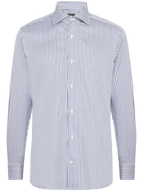 Boggi Milano striped cotton shirt Men