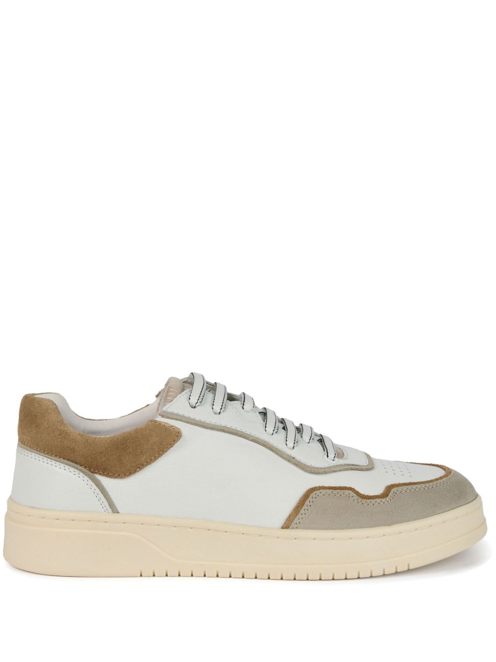 Boggi Milano Sneakers Aus Leder In White