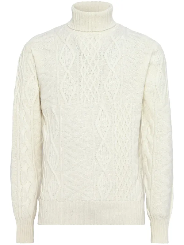 Boggi Milano ミックスニット セーター | ホワイト | FARFETCH JP