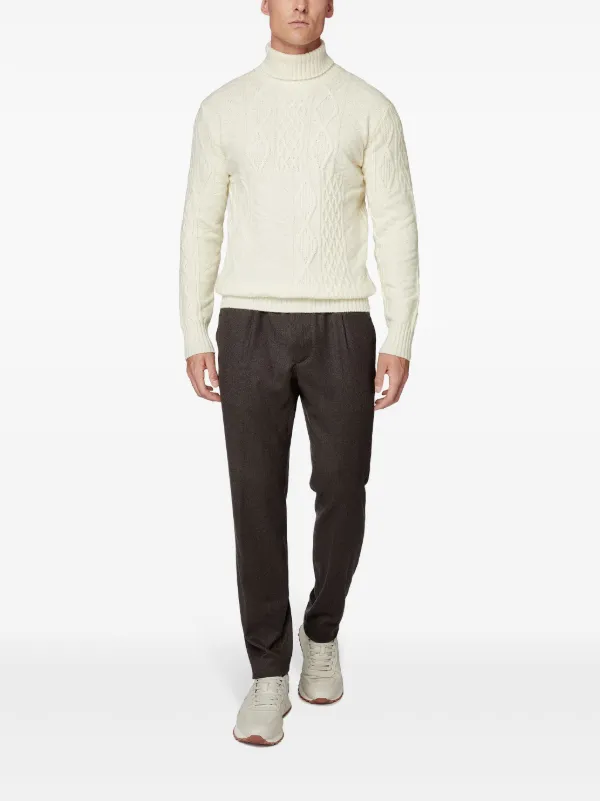 Boggi Milano ミックスニット セーター | ホワイト | FARFETCH JP