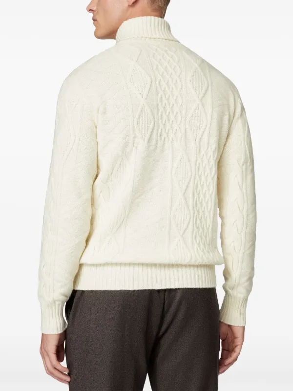Boggi Milano ミックスニット セーター | ホワイト | FARFETCH JP