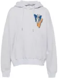 Off-White graphic-print hoodie - Grey