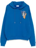 Off-White graphic-print hoodie - Blue