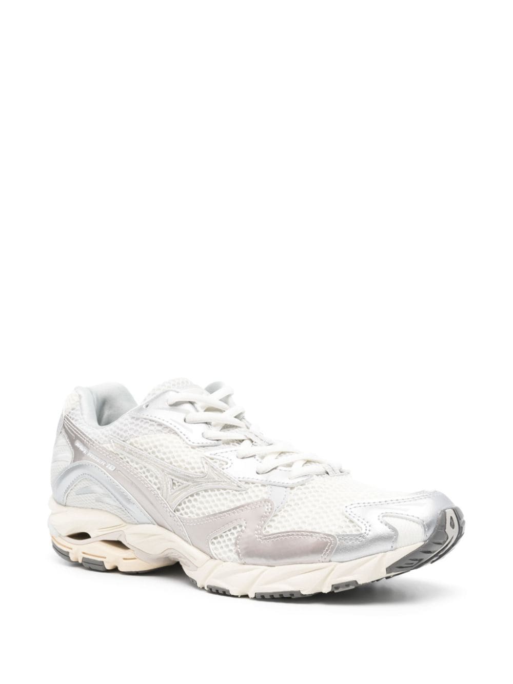 Shop Mizuno Wave Rider 10 Sneakers In White