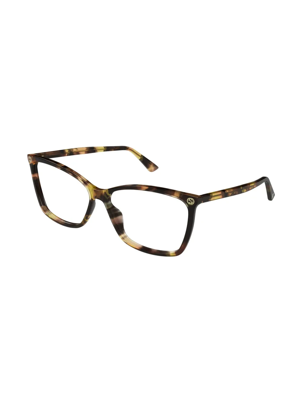 Gucci Eyewear Bril met vierkant montuur Bruin