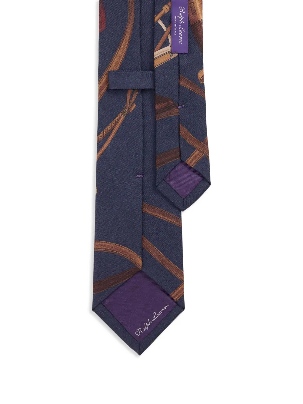 Ralph Lauren Purple Label Equestrian tie - Blauw