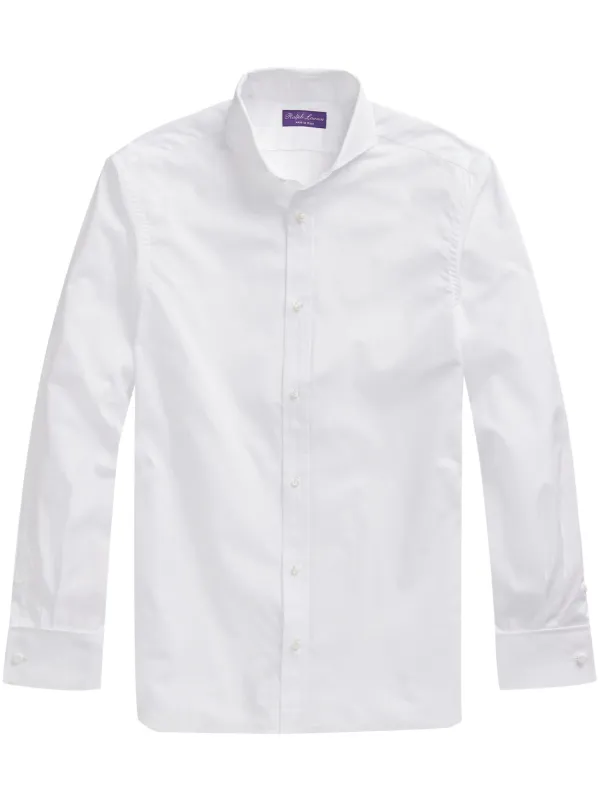 Ralph Lauren Purple Label cotton-poplin Dress Shirt | White | FARFETCH