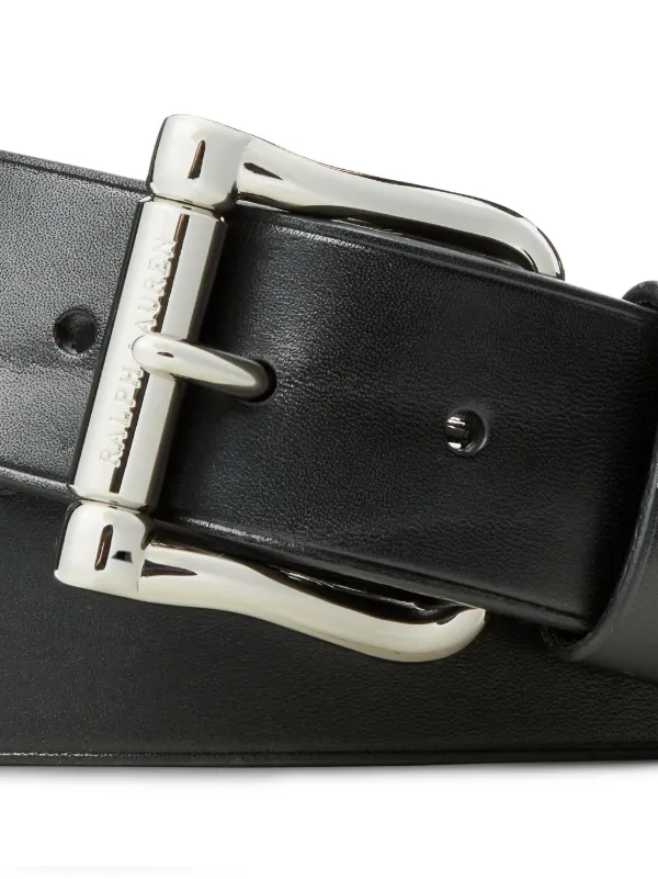Ralph Lauren Purple Label Leather Belt | Black | FARFETCH