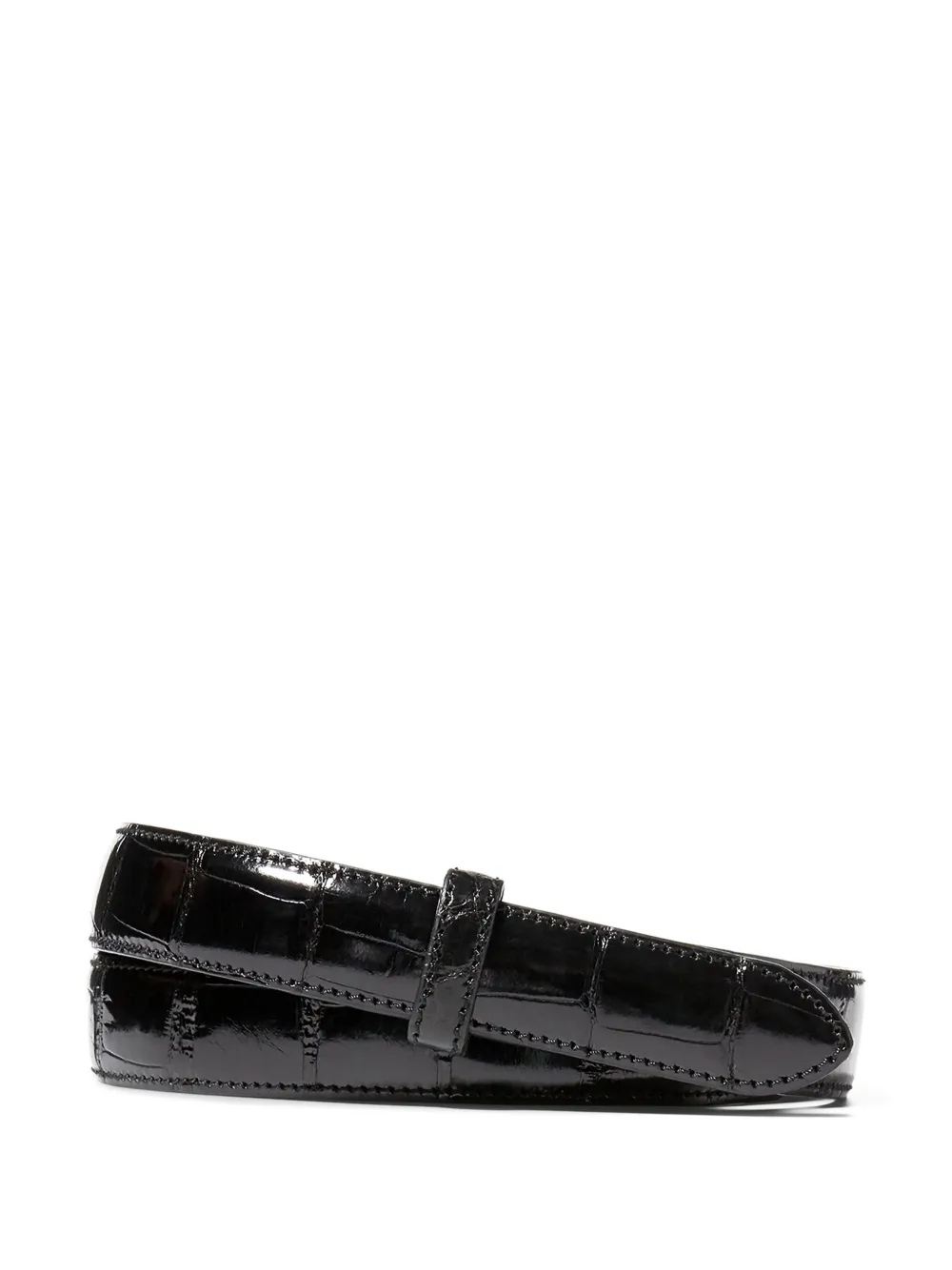 Ralph Lauren Purple Label Cintura in pelle - Nero