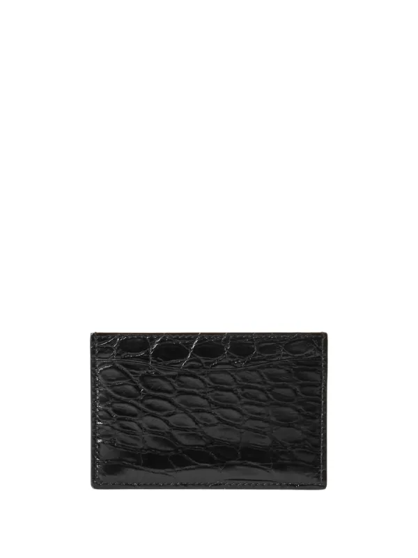 Ralph lauren leather card holder best sale