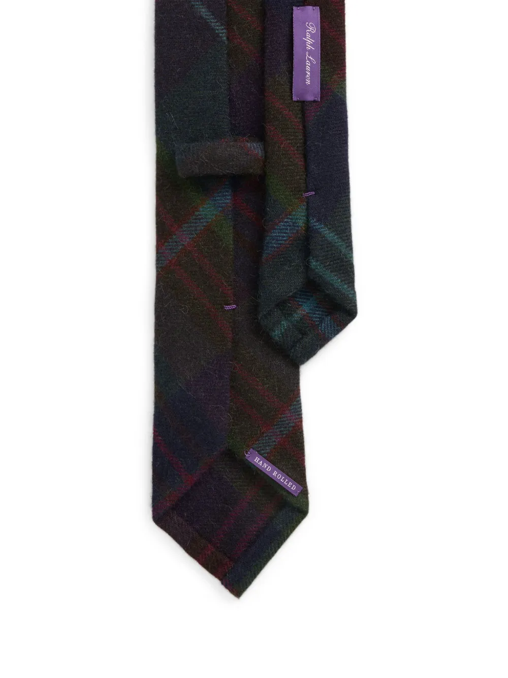 Ralph Lauren Purple Label plaid tie - Groen