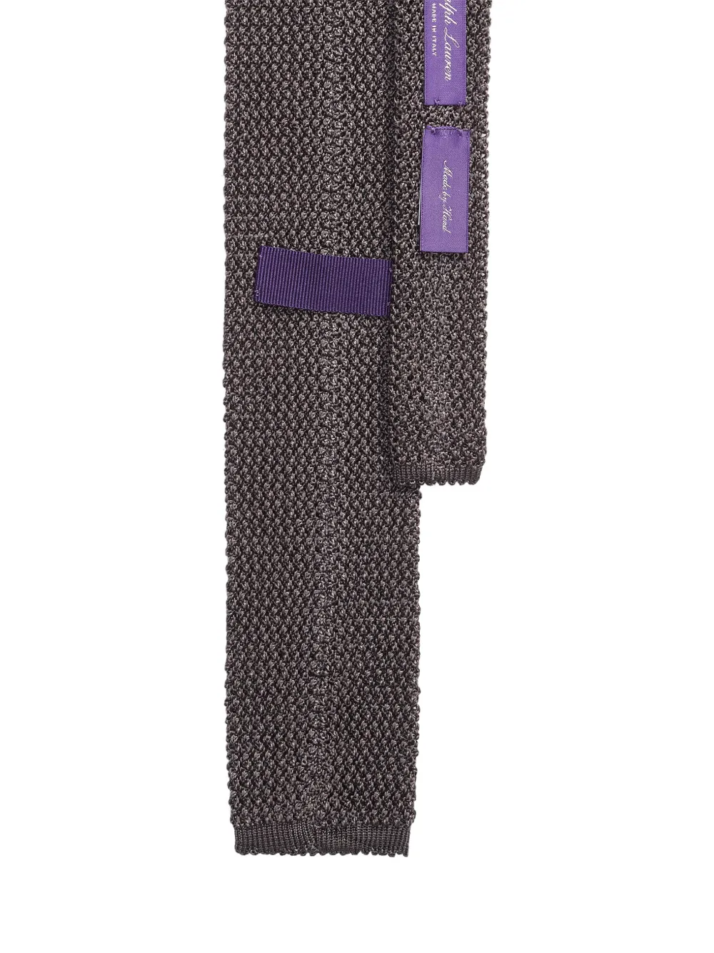 Ralph Lauren Purple Label Superknit stropdas Grijs