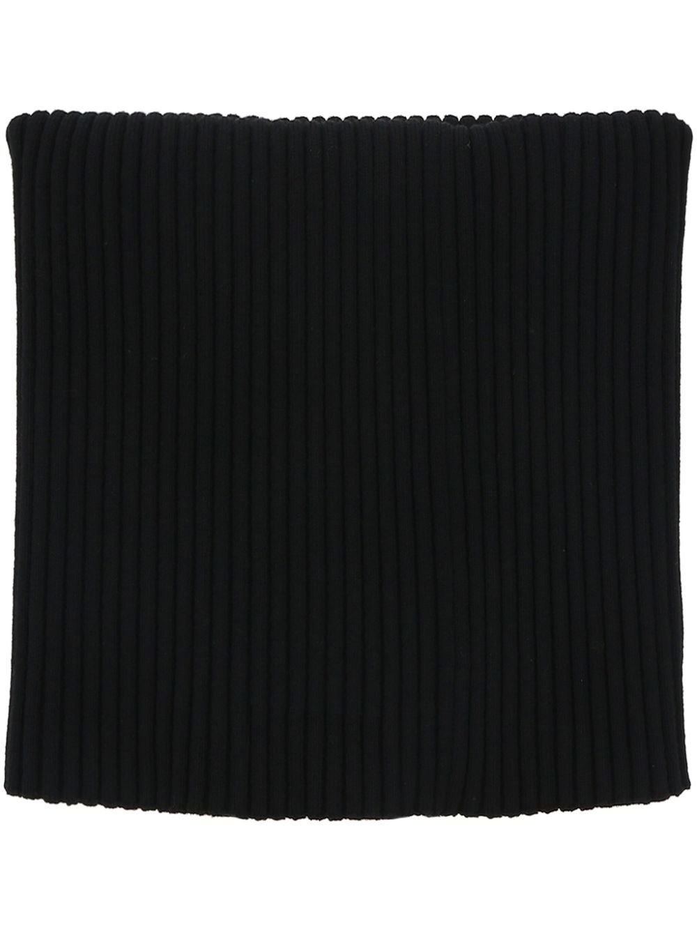 ribbed knit neck warmer