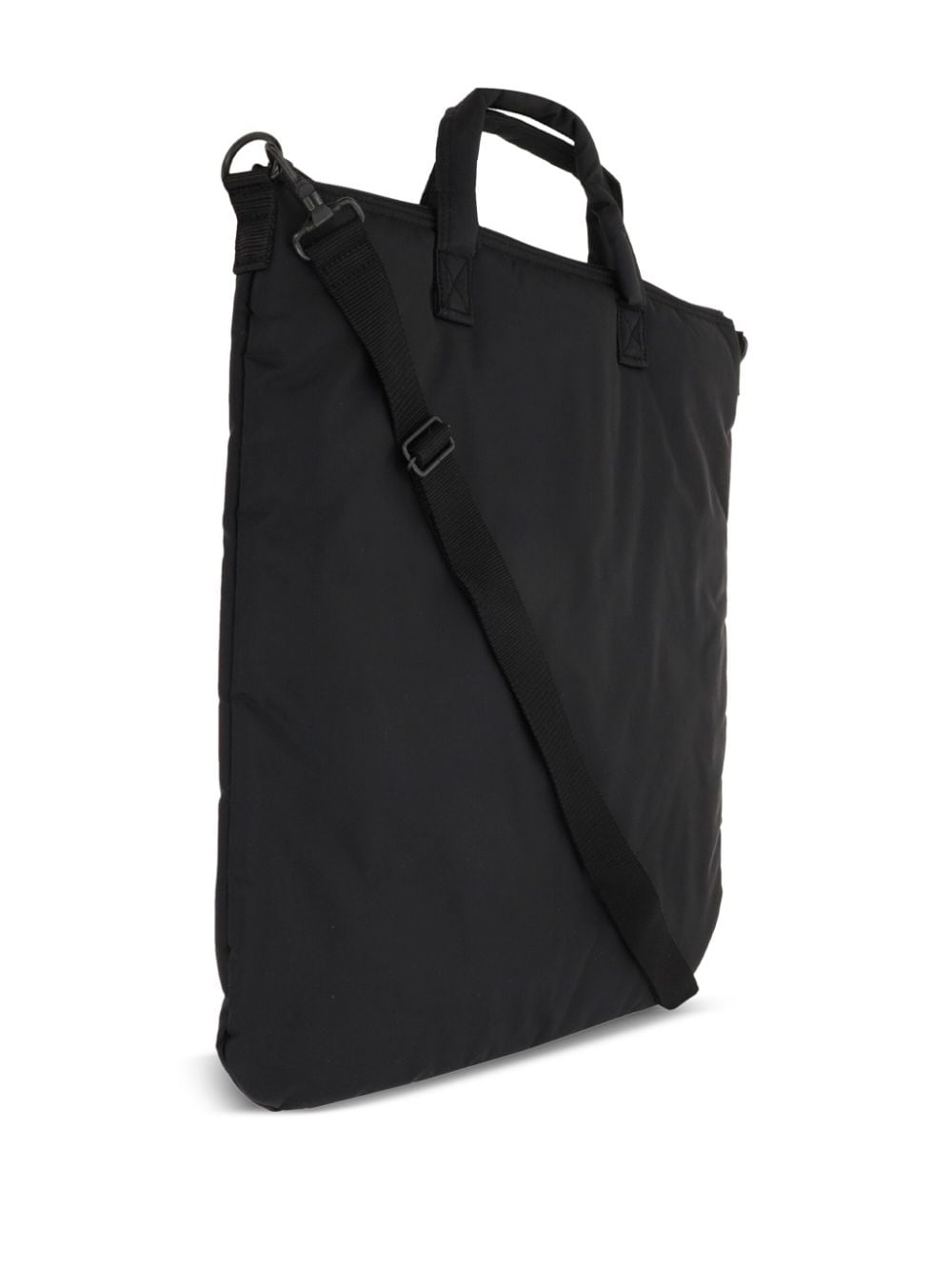 Shop Black Comme Des Garçons Zipped Tote Bag In Black