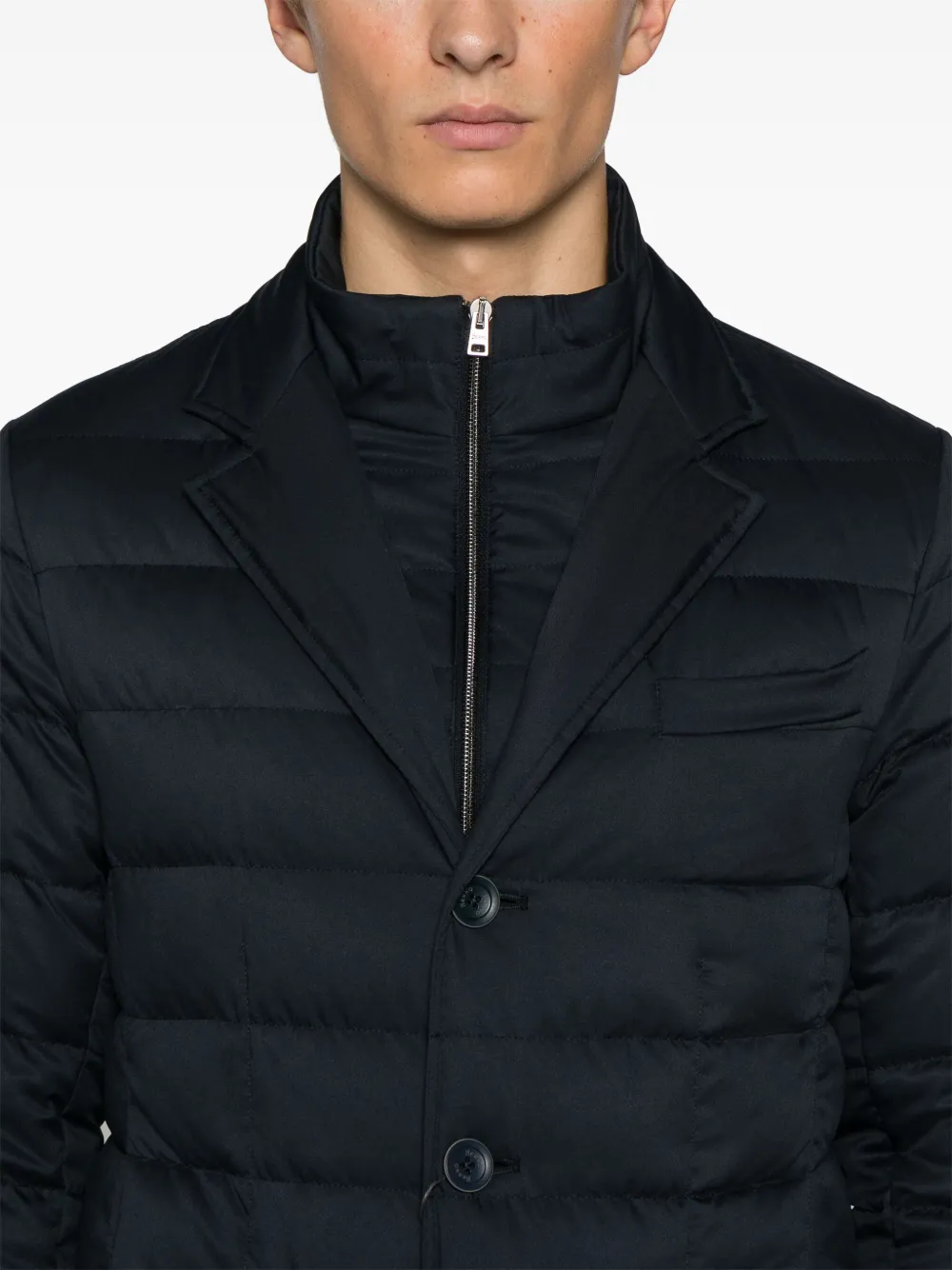 Herno Gewatteerd jack Blauw