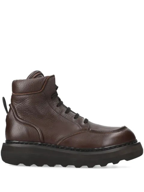 Premiata leather lace-up boots