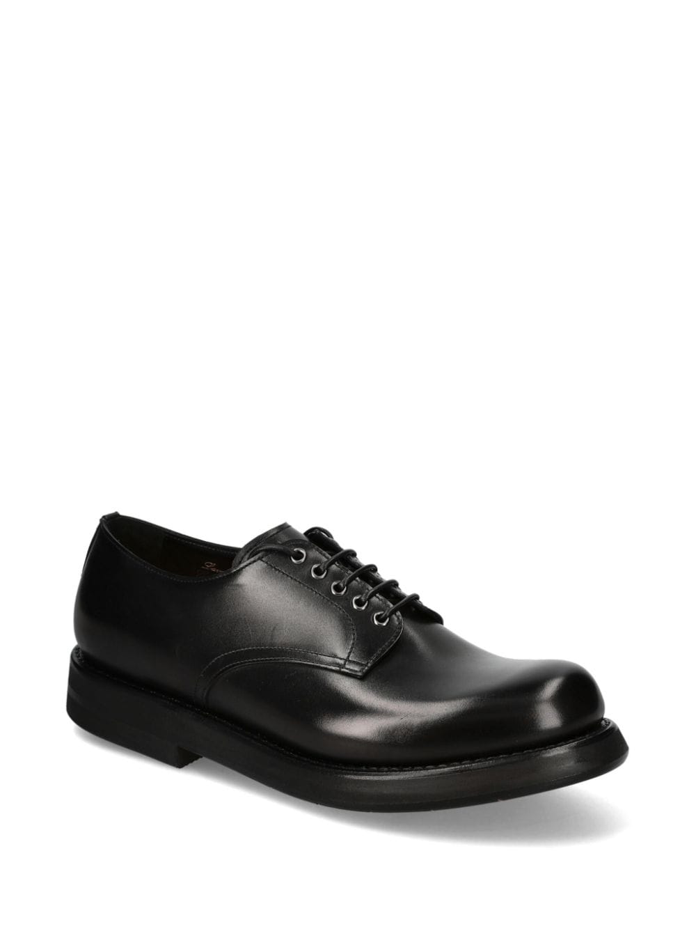 Premiata leather Derby shoes Black