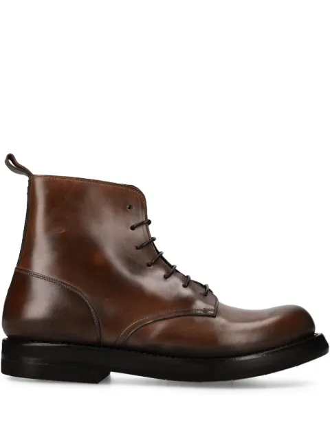 Premiata leather oxford shoes