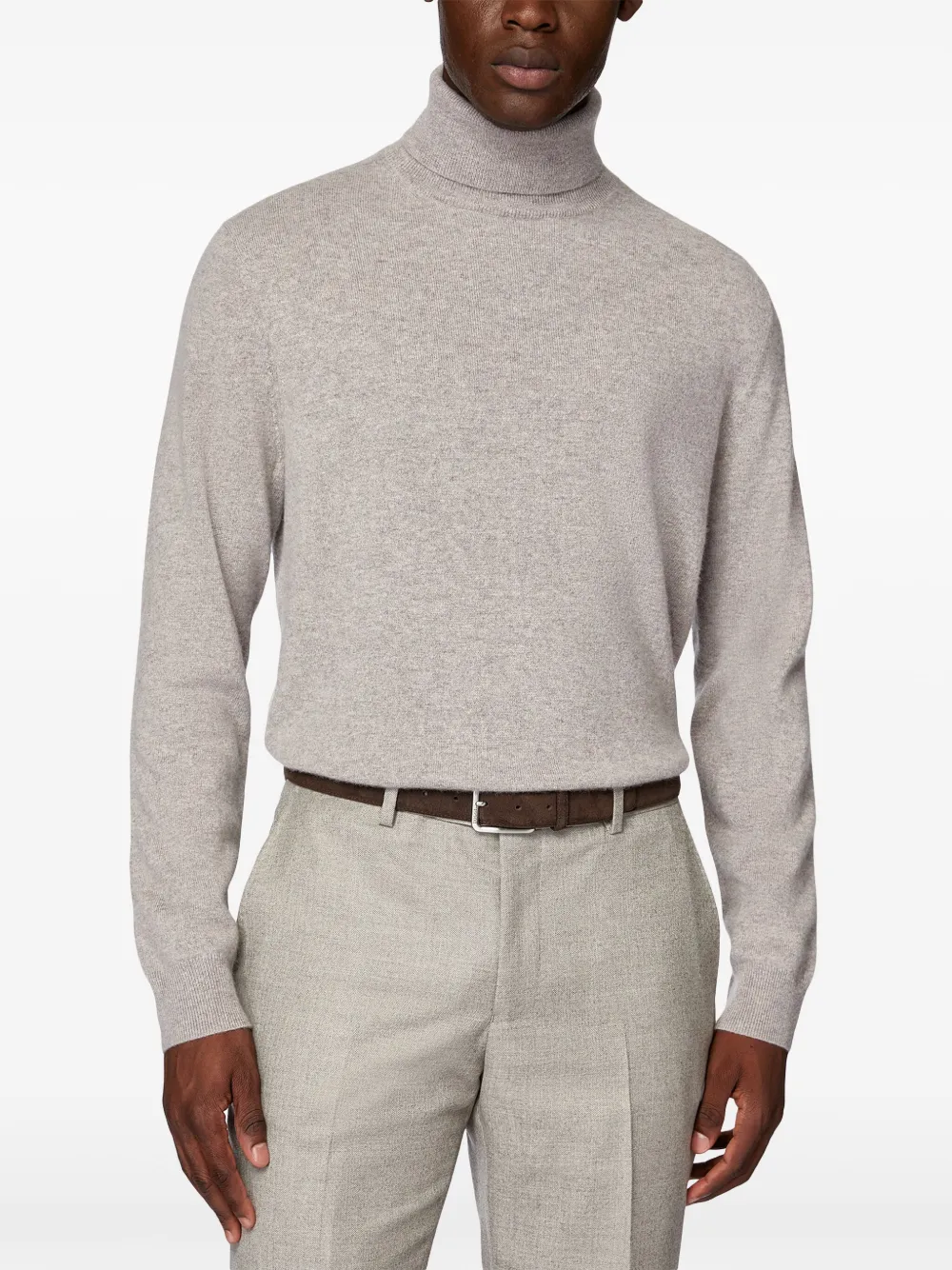 Boggi Milano Coltrui van kasjmiermix Grijs