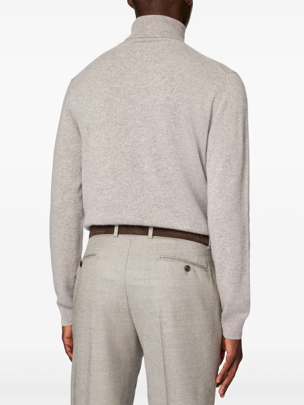 Boggi Milano Coltrui van kasjmiermix Grijs