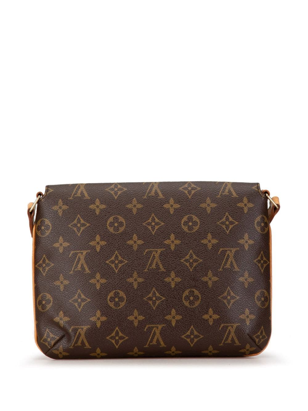 Louis Vuitton Pre-Owned 2001 Monogram Musette Tango schoudertas met korte band - Bruin