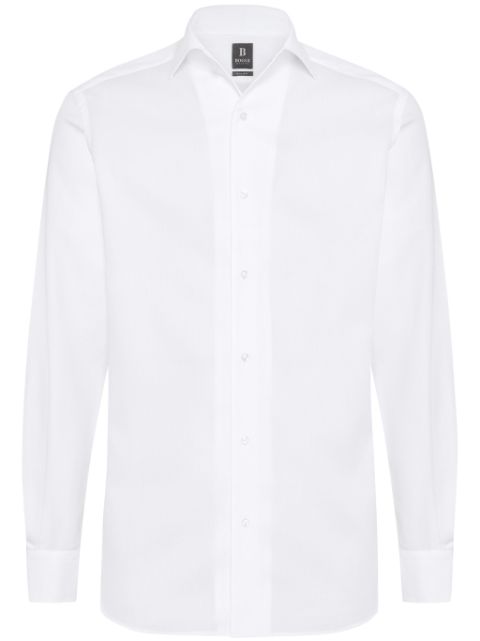 Boggi Milano honeycomb cotton shirt Men