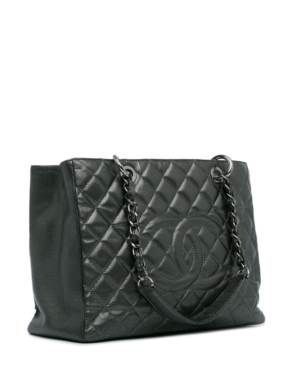 Cheap HOT SALE CHANEL 2011 Metallic Caviar Grand Shopping tote bag Women