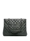 CHANEL Pre-Owned 2011 Metallic Caviar Grand Shopping tote bag - Grey