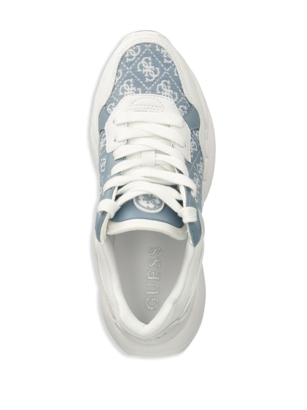 GUESS USA Samra 4G sneakers Wit