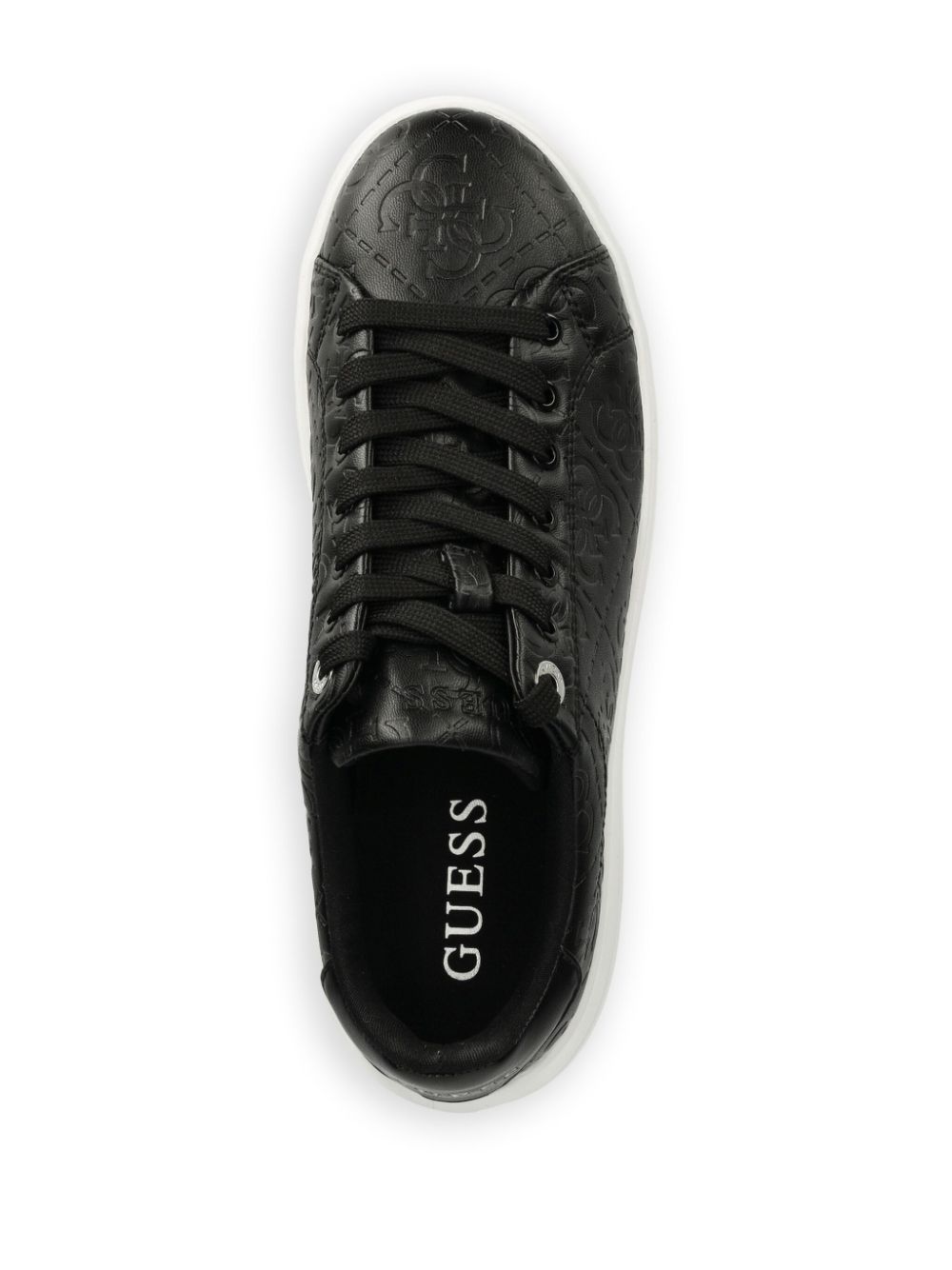 GUESS USA Sneakers met logo-reliëf Zwart