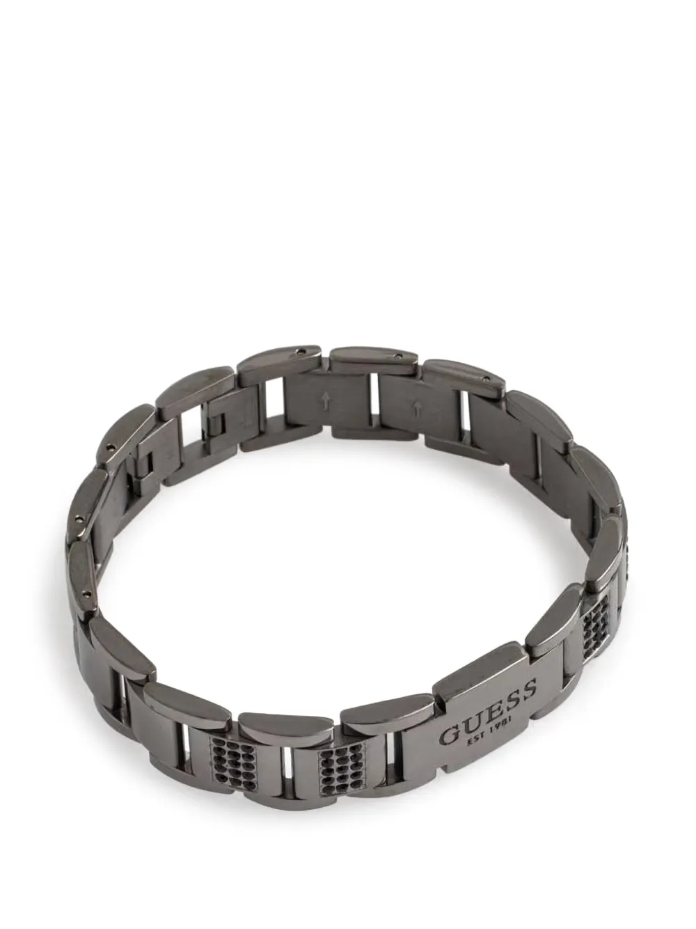 GUESS USA crystal-embellished link bracelet - Argento