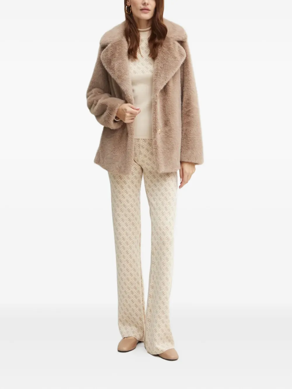 GUESS USA 4G-pattern side-stripe trousers | Flared & Bell-Bottom Pants | Image 2