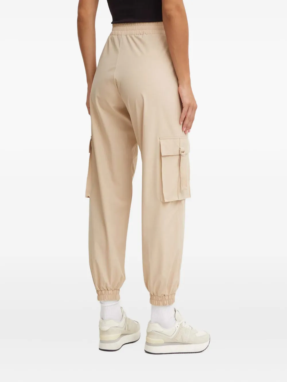 Guess Usa Cargo-pocket Track Pants In Neutral