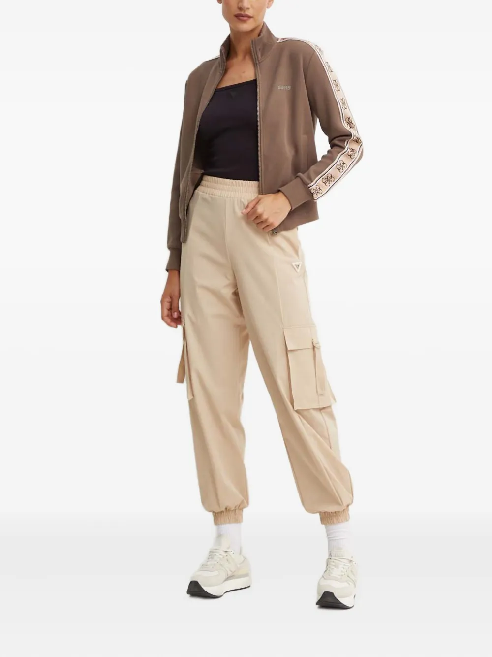 GUESS USA Trainingsbroek met cargo zak - Beige