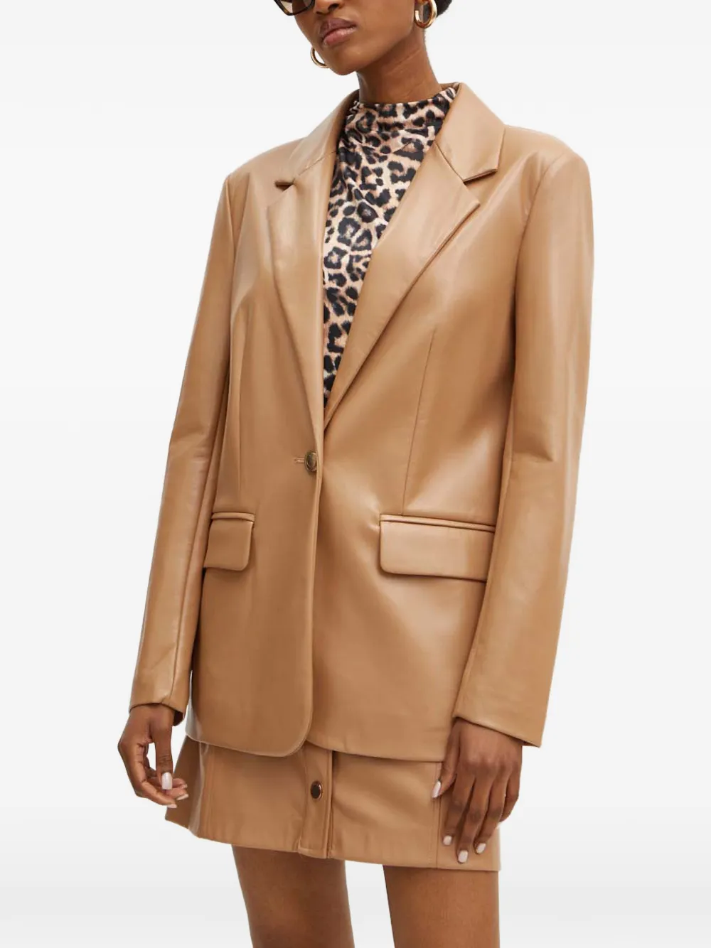 GUESS USA single-breasted blazer | Neutrals | Image 1