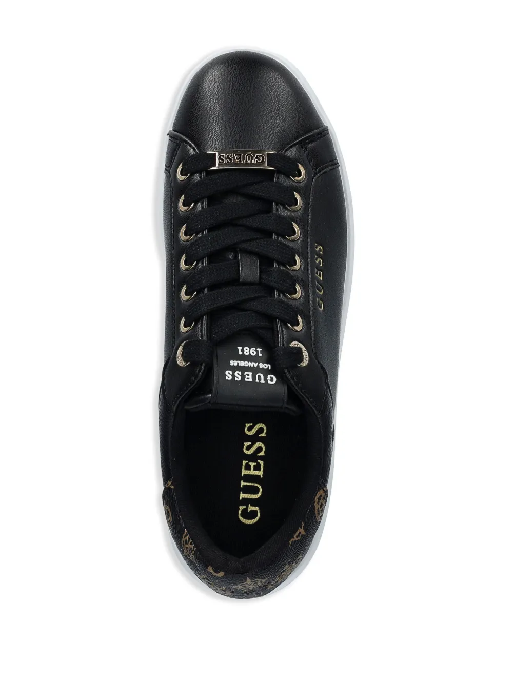 GUESS USA Sneakers met logoprint Zwart