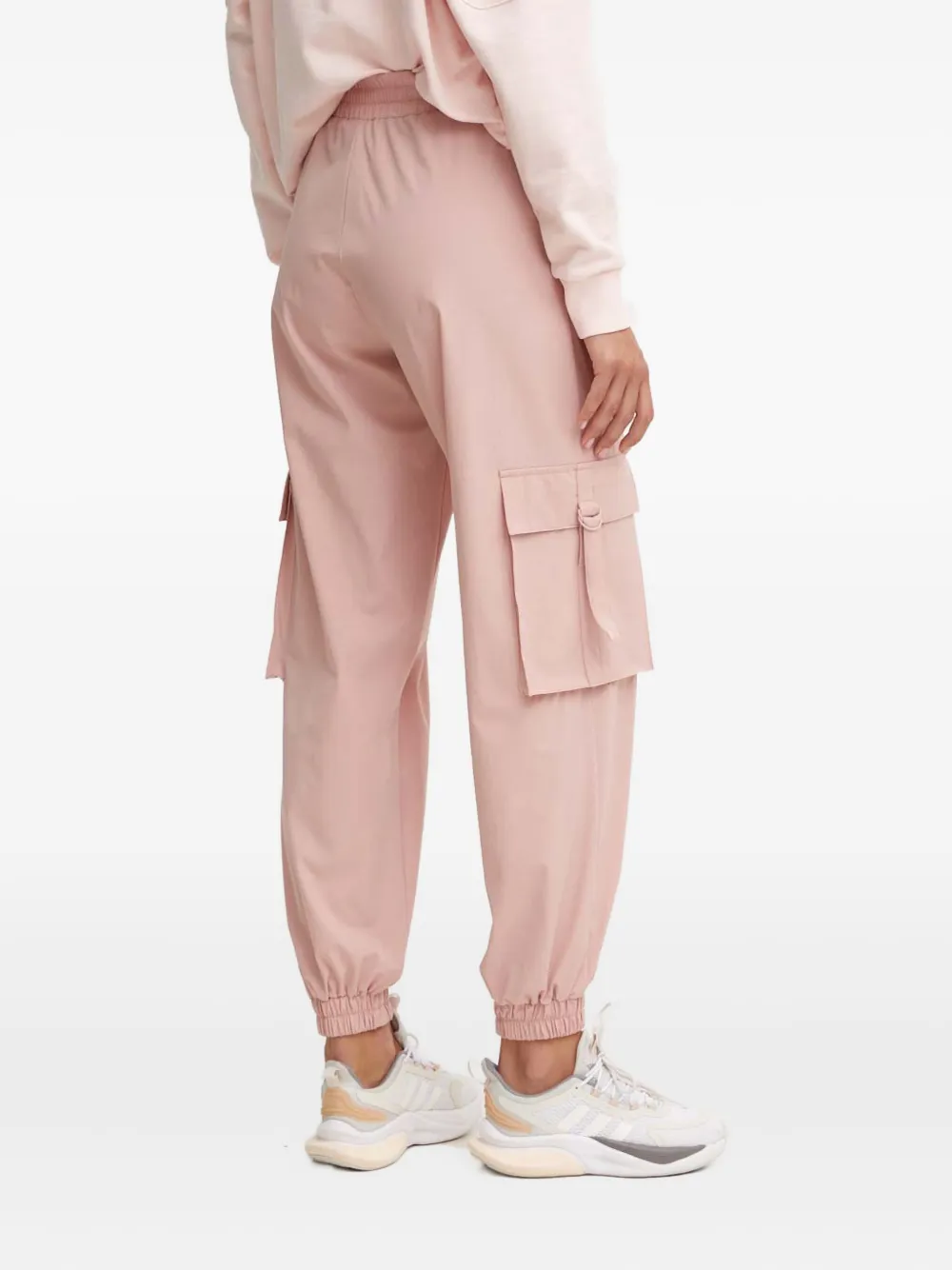 Guess Usa Cargo-pocket Track Pants In Pink