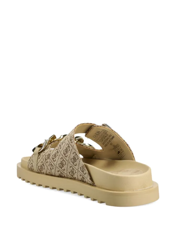 Guess sandals with chain deals