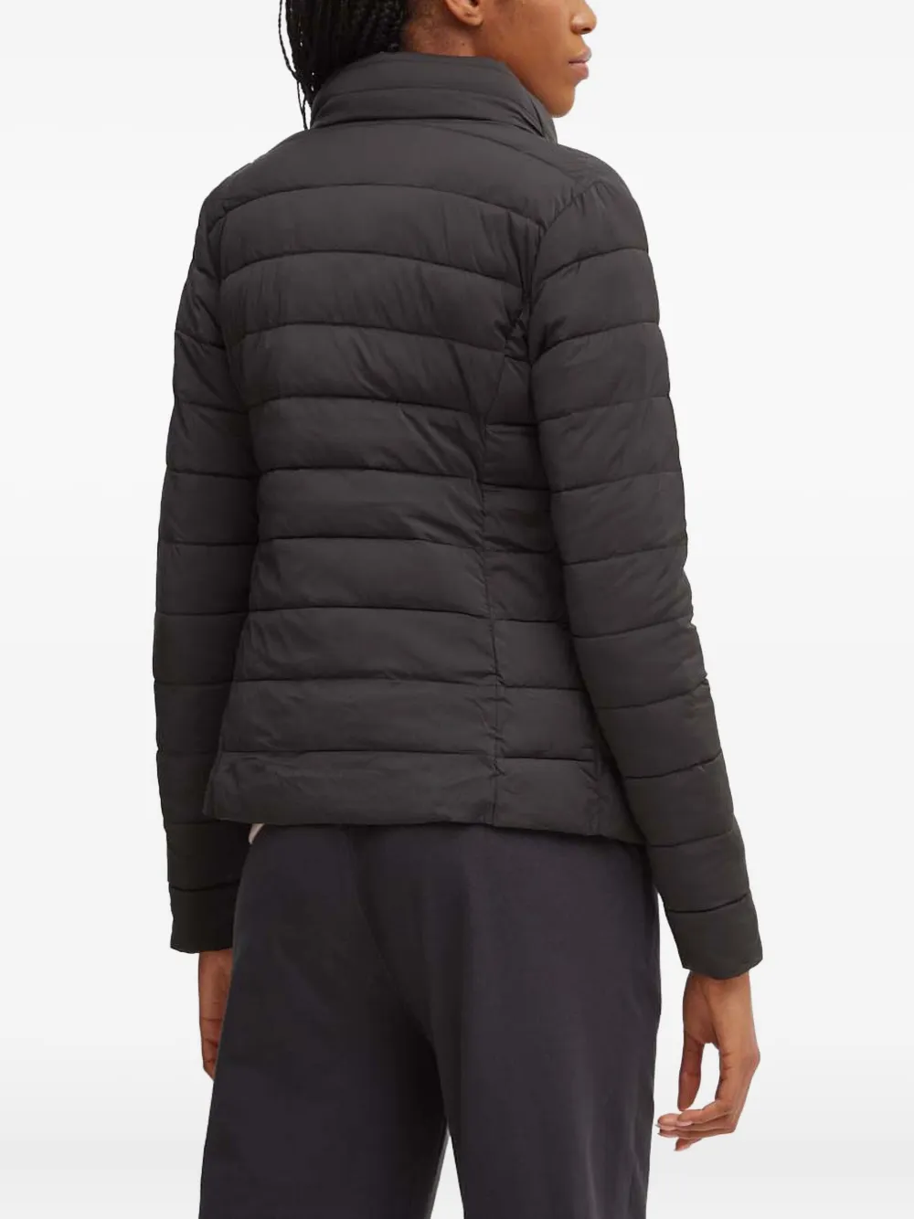 GUESS USA Gewatteerd jack met logodetail Zwart
