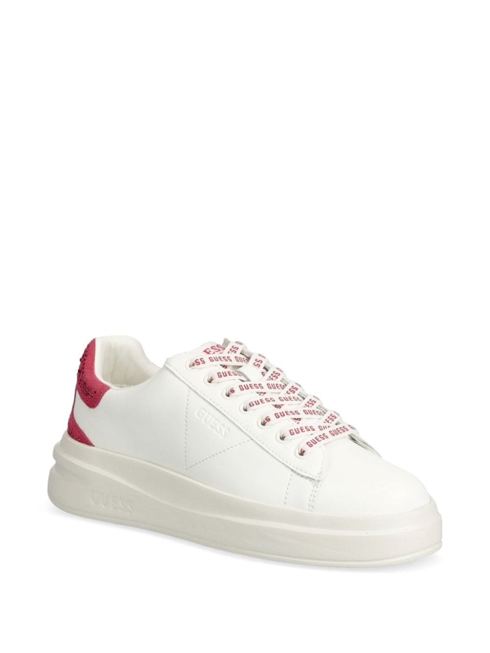 Shop Guess Usa Elbina Sneakers In 白色