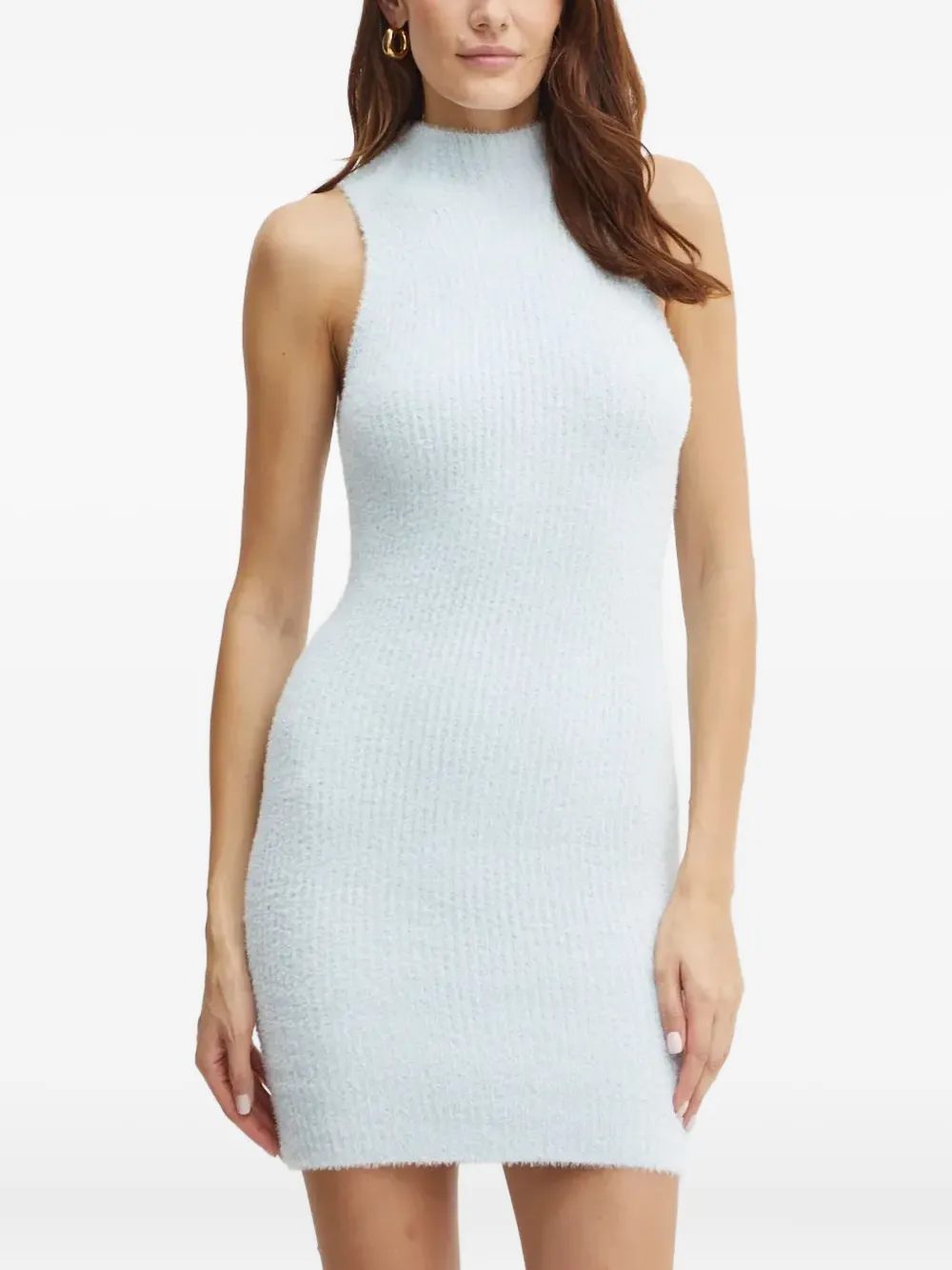 GUESS USA Abito corto smanicato a collo alto - Blu