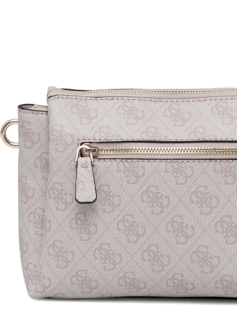 GUESS USA Noelle 4G schoudertas Beige