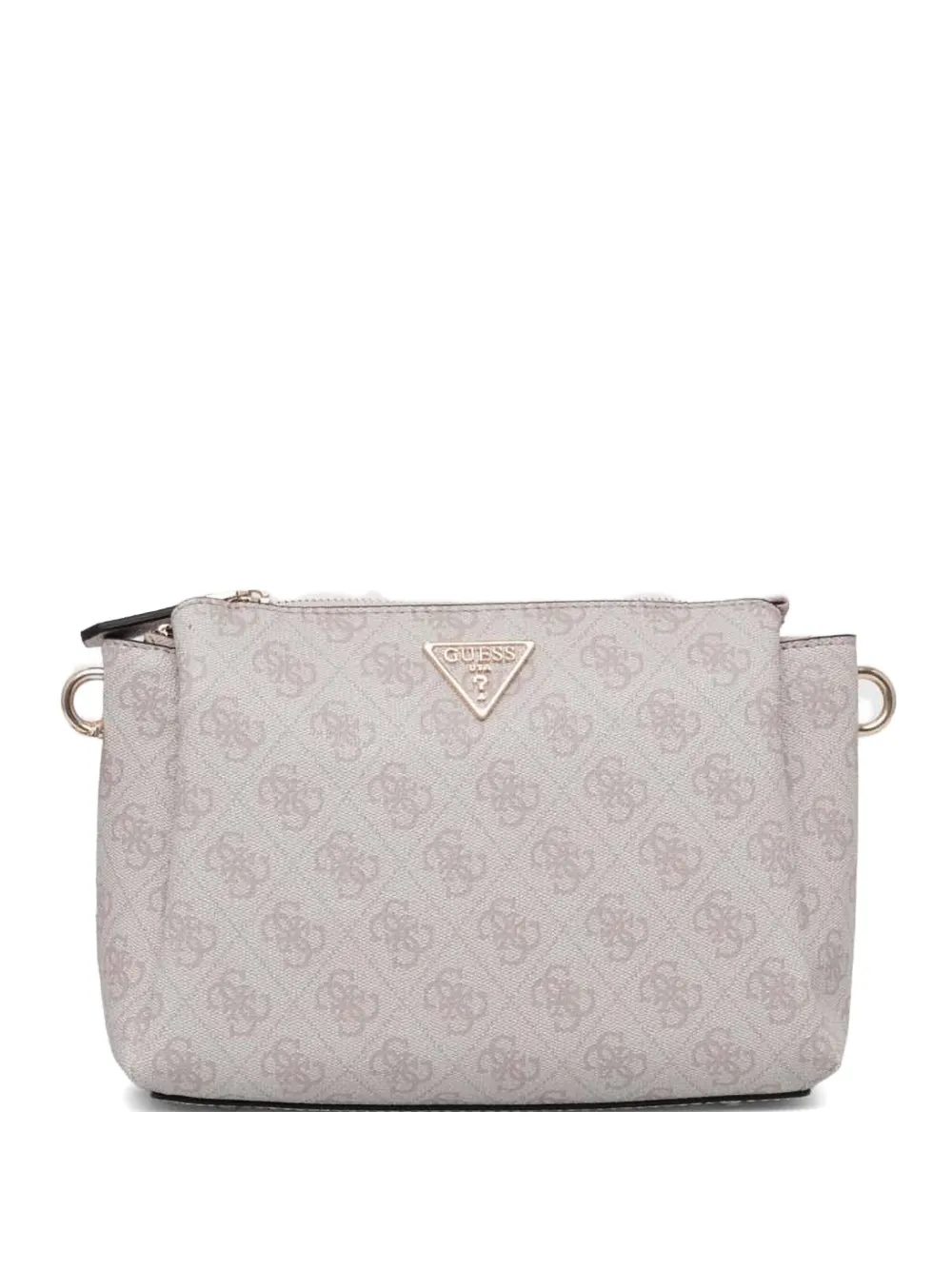 GUESS USA Noelle 4G schoudertas Beige