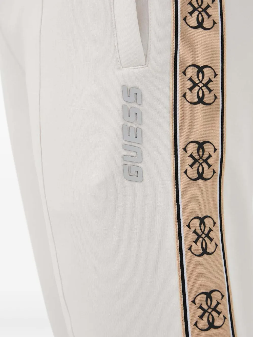 GUESS USA Trainingsbroek met logoband Beige