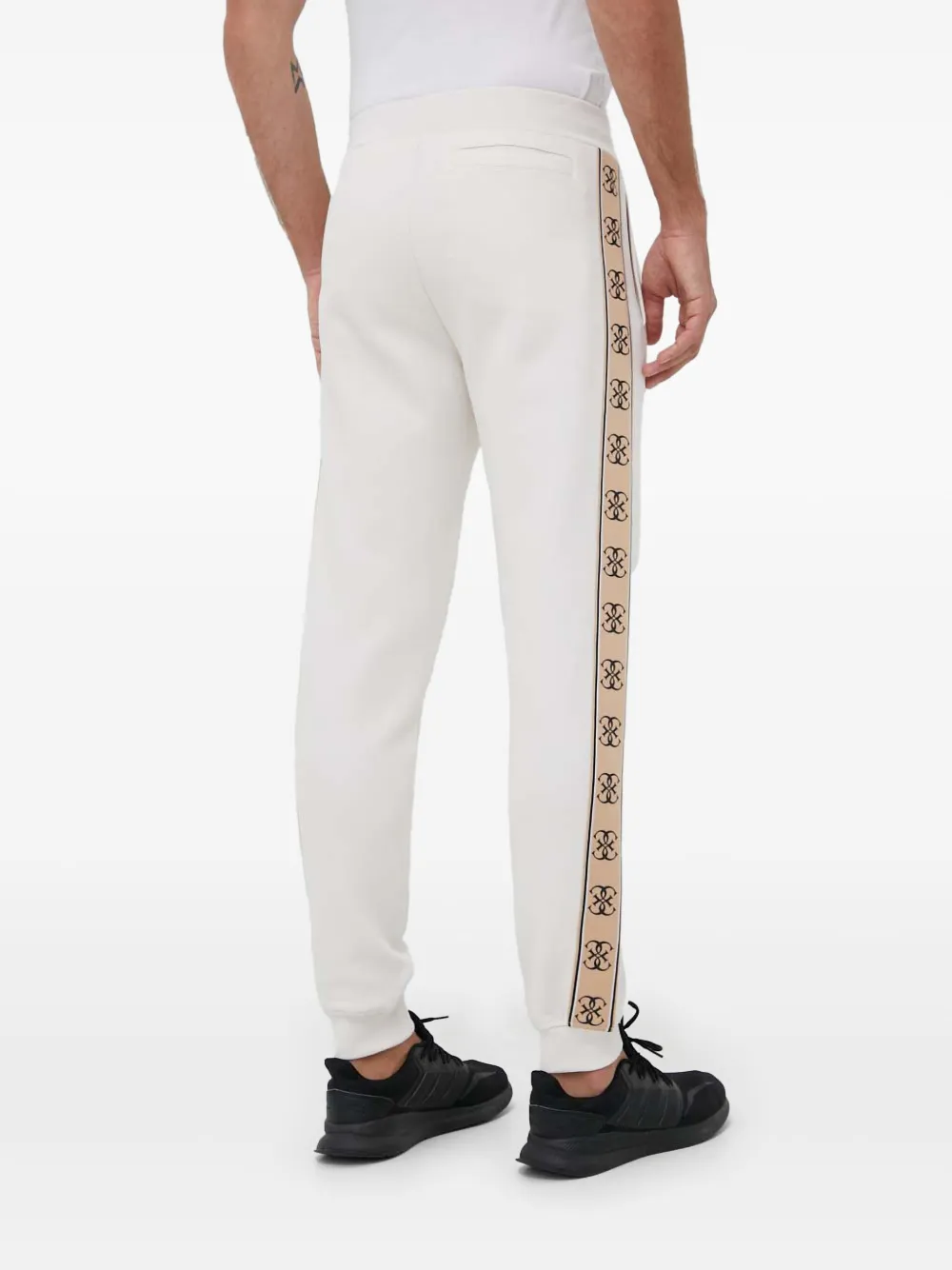 GUESS USA Trainingsbroek met logoband Beige
