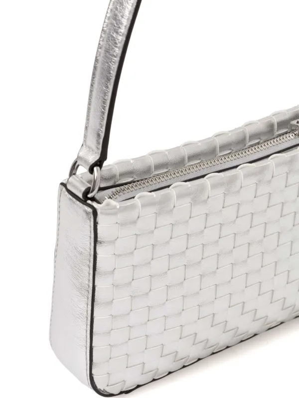 GUESS USA Mini Twiller Shoulder Bag | Silver | FARFETCH